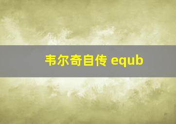 韦尔奇自传 equb